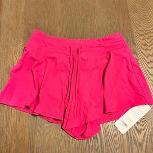 🎊CRZ YOGA Swim Skirt Shorts Hot Pink Athletic Apparel NWT Women's